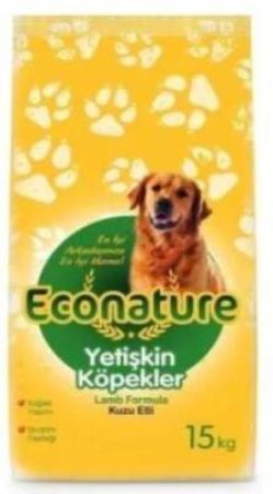 Econature Lamb Formula Kuzu Etli Yetişkin Köpek Maması 15 kg