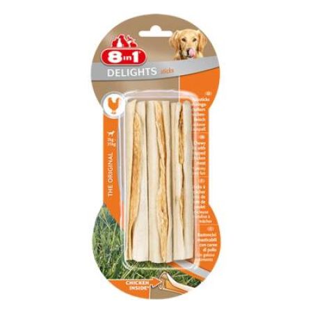8in1 Delights Sticks Tavuklu Ödül Kemiği 3'lü 75 gr