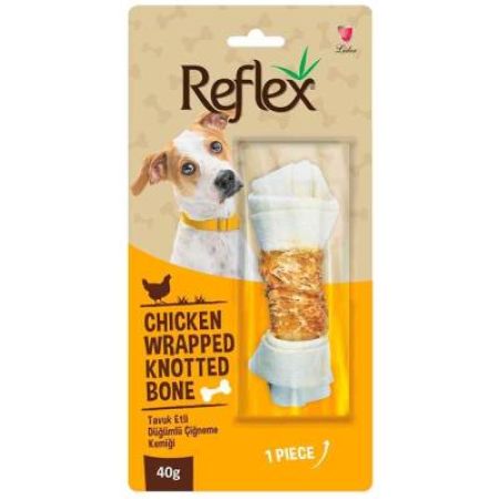 Reflex Tavuk Etli Düğümlü Kemik Köpek Ödülü 40 gr