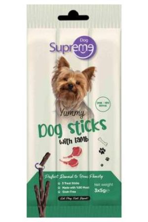 Supreme Dog Kuzu Etli Köpek Ödül Çubuğu 3 X 5 gr