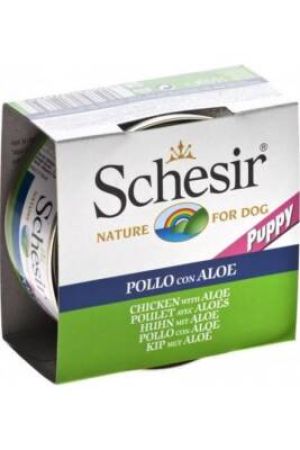Schesir Jelly Tavuk Fileto ve Aloe Vera Jöle İçinde Yavru Köpek Konservesi 150 gr