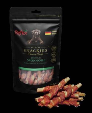 Reflex Snackies Brokoli Ördek Göğsü Köpek Ödülü 170 Gr