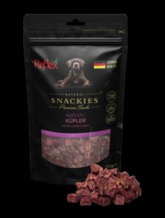 Reflex Snackies Kuzu Etli Küp Köpek Ödülü 170 Gr