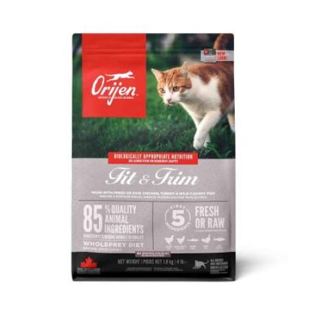 Orijen Fit & Trim Kilo Problemi İçin Tahılsız Kedi Maması 1,8 kg