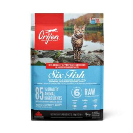 Orijen Cat Six Fish Tahılsız 6 Balıklı Yetişkin Kedi Maması 5,4 kg