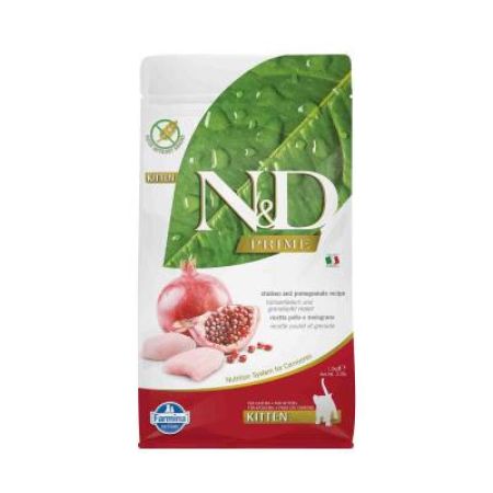 N&D Tahılsız Tavuklu Narlı Yavru Kedi Maması 1.5 Kg