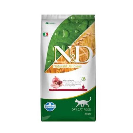 N&D Tahılsız Tavuklu ve Narlı Yavru Kedi Maması 10 kg