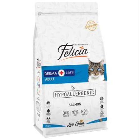 Felicia Somon Balıklı Düşük Tahıllı Hipoalerjenik Kedi Maması 2 Kg