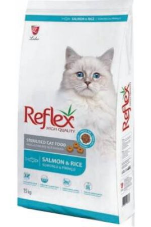 Reflex Somonlu ve Pirinçli Kısırlaştırılmış Yetişkin Kedi Maması 15 kg