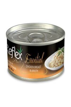 Reflex Plus Essential Et Suyu İçinde Tavuk Gögüslü Yetişkin Kedi Konservesi 70 gr
