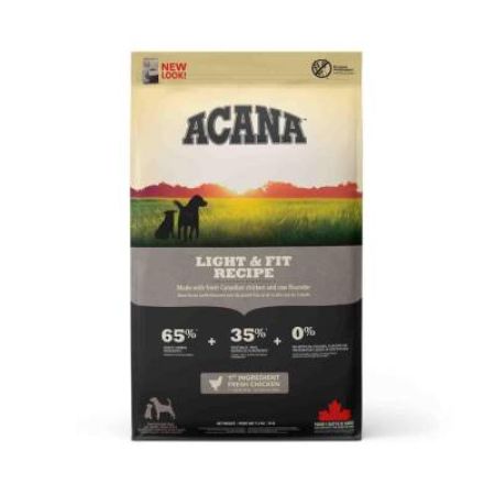 Acana Heritage Light Fit Tahılsız Diyet Fazla Kilolu Tüm Irk ve Yaşam Evreleri İçin Köpek Maması 11,4 kg