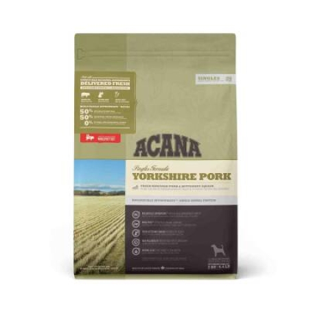 Acana Yorkshire Pork Domuz Etli ve Balkabaklı Tahılsız Yetişkin Köpek Maması 2 kg