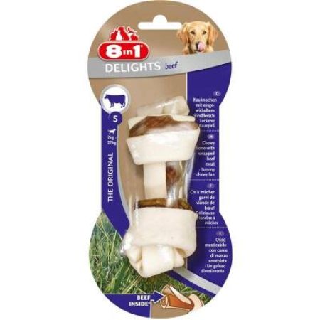 8in1 Delights Bones S Biftekli Ödül Kemiği 35 gr