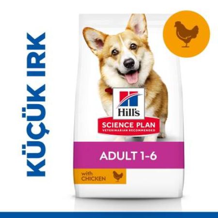 Hill's SCIENCE PLAN Yetişkin Küçük ve Mini Irk Tavuklu Köpek Maması 1,5 kg