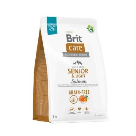 Brit Care Tahılsız Somonlu Hassas Deri Yapısına Sahip Yaşlı Köpek Maması 3 kg