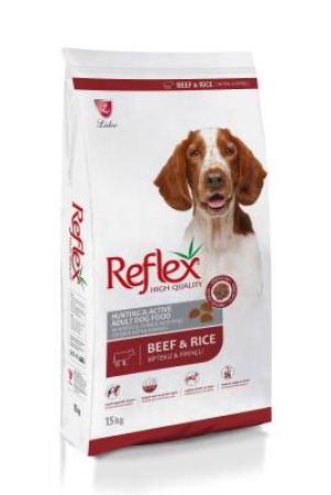 Reflex High Energy Biftekli Yetişkin Köpek Maması 15 KG