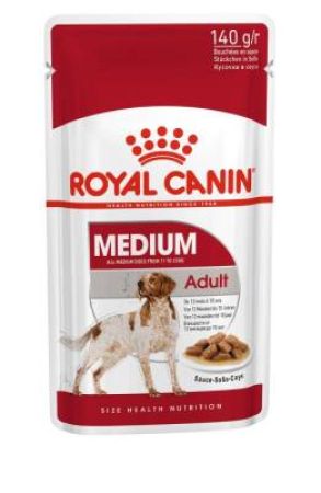 Royal Canin Medium Adult Orta Irk Yetişkin Köpekler İçin Parça Etli Yaş Mama 140 gr