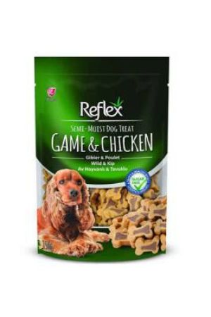 Reflex Plus Av Hayvanı ve Tavuk Parçalı Küçük Irk Köpek Ödülü 150 gr