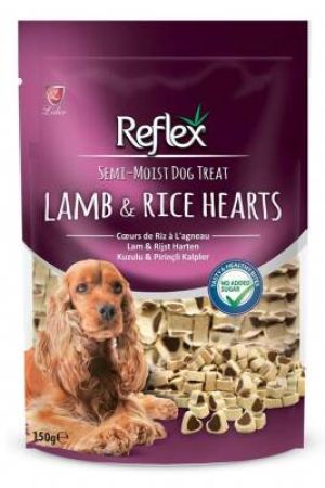 Reflex Hearts Kuzulu Pirinçli Yetişkin Köpek Ödülü 150 gr