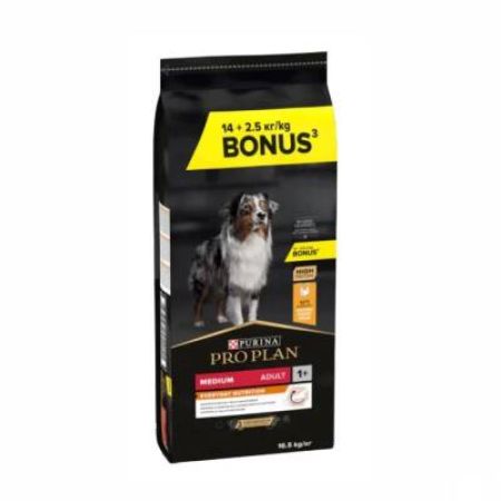 Pro Plan Tavuklu ve Pirinçli Orta Irk Yetişkin Köpek Maması 14 Kg + 2,5 Kg Hediyeli