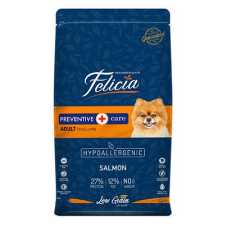 Felicia HypoAllergenic Small Mini Somonlu Küçük Irk Düşük Tahıllı Yetişkin Köpek Maması 6 Kg 