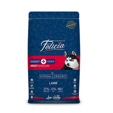 Felicia Hypoallergenic Medium Large Kuzulu Düşük Tahıllı Yetişkin Köpek Maması 15 Kg 