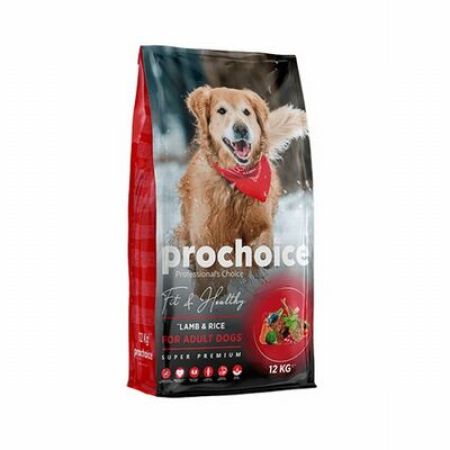 Pro Choice Fit Healthy Kuzulu ve Pirinçli Yetişkin Köpek Maması 12 Kg 