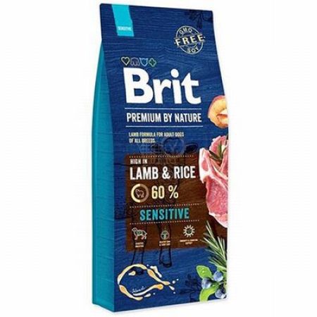 Brit Premium By Nature Adult Sensitive Lamb Kuzulu Yetişkin Köpek Maması 8 Kg 