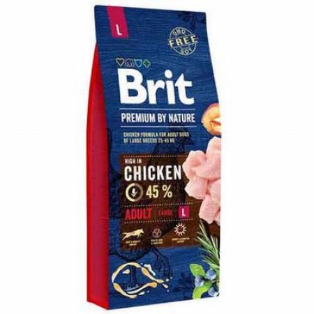 Brit Premium By Nature Adult Büyük Irk Tavuklu Yetişkin Köpek Maması 15 Kg 