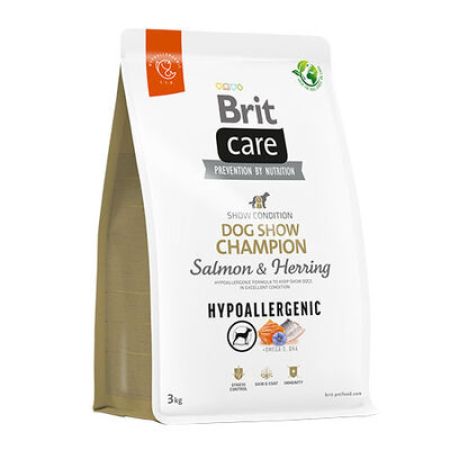 Brit Care Hypoallergenic Dog Show Champion Somonlu Yetişkin Köpek Maması 3 Kg 