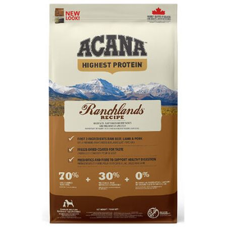 Acana Regionals Ranchlands Sığır Etli Tahılsız Köpek Maması Tüm Irk ve Yaşam Evreleri 11,4 Kg 