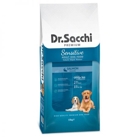 Dr.Sacchi Sensitive Somonlu Yetişkin Köpek Maması 15 Kg