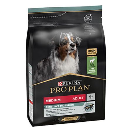 Pro Plan Medium Adult Sensitive Digestion Kuzulu Orta Irk Yetişkin Köpek Maması 3 Kg 