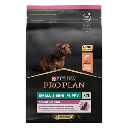 Pro Plan Small & Mini Puppy Sensitive Skin Somonlu Küçük Irk Yavru Köpek Maması 3 Kg 