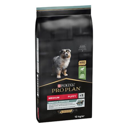 Pro Plan Medium Puppy Sensitive Digestion Kuzulu Orta Irk Yavru Köpek Maması 12 Kg 