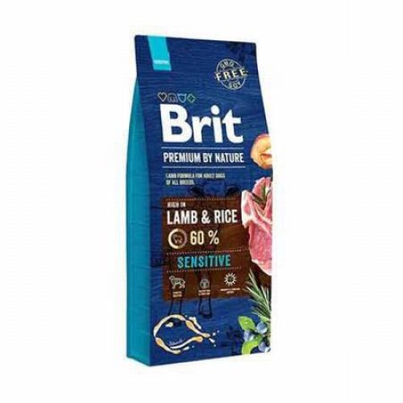 Brit Premium By Nature Adult Sensitive Lamb Kuzulu Yetişkin Köpek Maması 15 Kg 