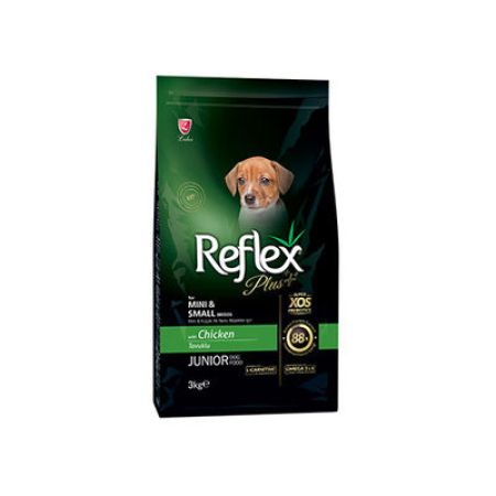 Reflex Plus Mini Small Küçük ve Mini Irk Tavuklu Yavru Köpek Maması 3 Kg 