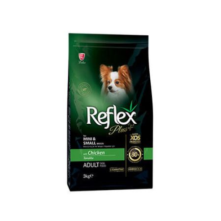 Reflex Plus Mini Small Küçük ve Mini Irk Tavuklu Yetişkin Köpek Maması 3 Kg 