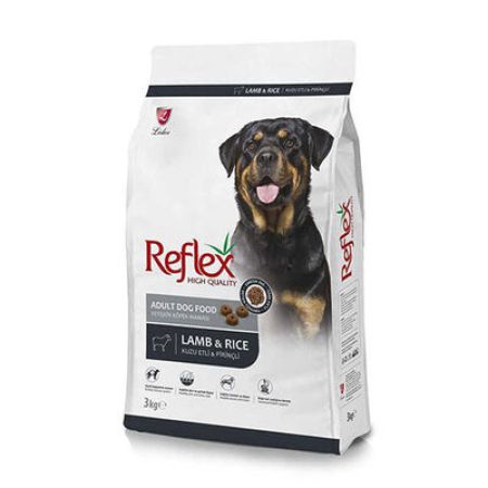 Reflex Kuzulu ve Pirinçli Yetişkin Köpek Maması 3 Kg 