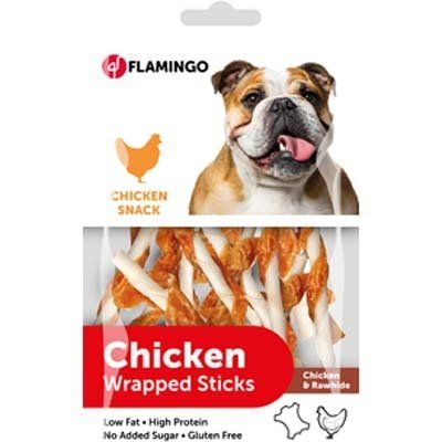 Flamingo Chicken Wrapped Sticks Tavuk Etli Glutensiz Köpek Ödül Maması 65 Gr