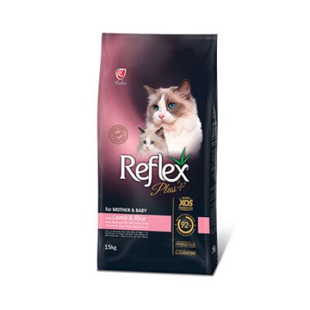 Reflex Plus Mother&Baby Kuzulu ve Pirinçli Yavru Kedi Maması 15 Kg 