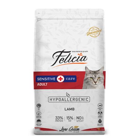 Felicia Hypoallergenic Kuzulu Düşük Tahıllı Yetişkin Kedi Maması 12 Kg 