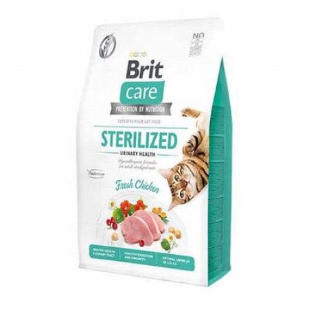 Brit Care Hypoallergenic Urinary Tavuklı Tahılsız Kısırlaştırılmış Kedi Maması 2 Kg 