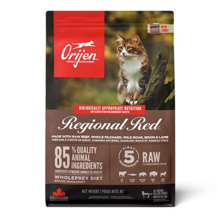 Orijen Regional Red Tahılsız Kedi Maması Tüm Irk ve Yaşam Evreleri 5,4 Kg 