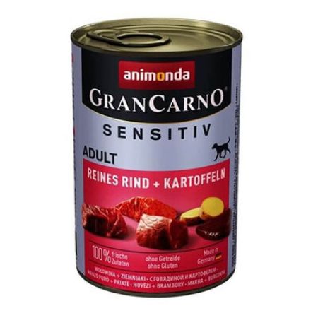 Animonda Gran Carno Sensitiv Sığırlı Patatesli Köpek Konservesi 400 Gr 