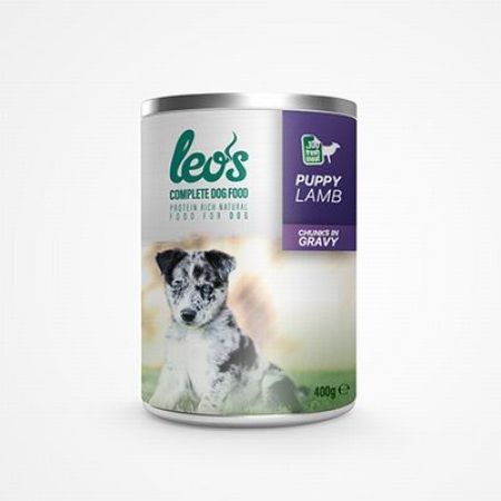 Leos Kuzu Parça Etli Soslu Yavru Köpek Konservesi 12 Adet 400 Gr 