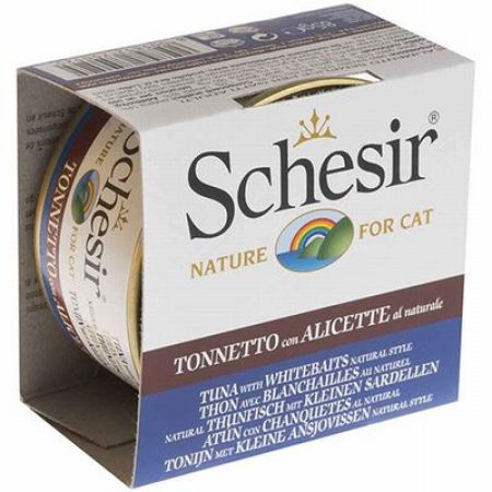 Schesir Ton ve Ringa Balıklı Yetişkin Kedi Konservesi 85 Gr