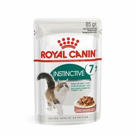 Royal Canin İnstinctive 7+ Gravy Pouch Yaşlı Kedi Konservesi 12 Adet 85 Gr 