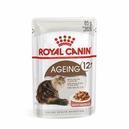 Royal Canin Ageing 12+ Gravy Pouch Yaşlı Kedi Konservesi 12 Adet 85 Gr 