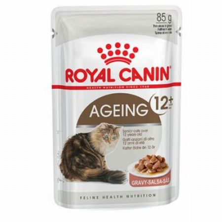 Royal Canin Ageing 12+ Gravy Pouch Yaşlı Kedi Konservesi 6 Adet 85 Gr 